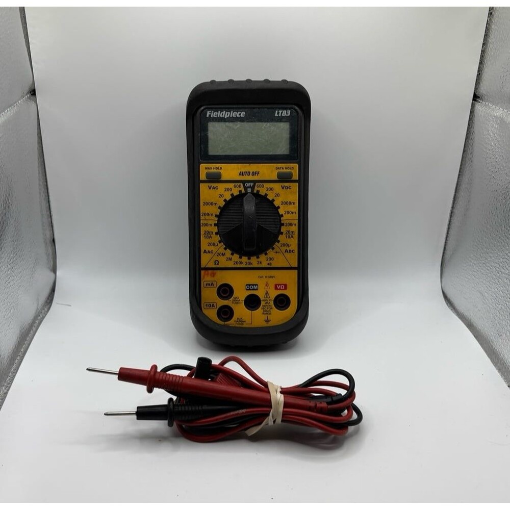 Fieldpiece Multimeter LT83 (238275-1) Tested with Leads